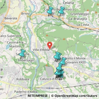 Mappa Via Alzata, 24030 Villa D'adda BG, Italia (2.32167)