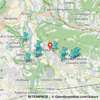 Mappa Via Alzata, 24030 Villa D'adda BG, Italia (1.60455)