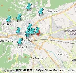 Mappa Via G. Pascoli, 36015 Schio VI, Italia (1.7)