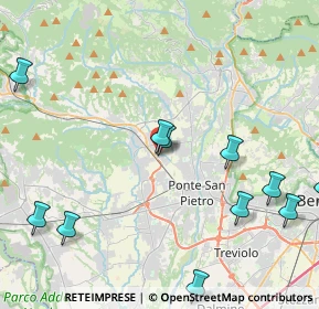 Mappa Via Strada Regia, 24030 Mapello BG, Italia (6.64611)