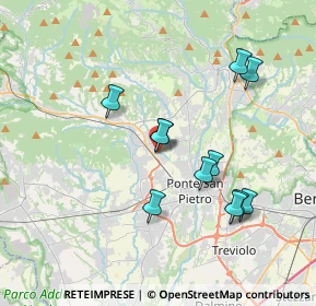 Mappa Via Strada Regia, 24030 Mapello BG, Italia (3.43636)