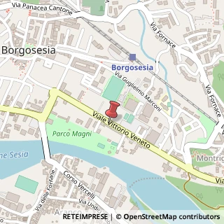 Mappa Via Vittorio Veneto, 66, 13011 Borgosesia, Vercelli (Piemonte)