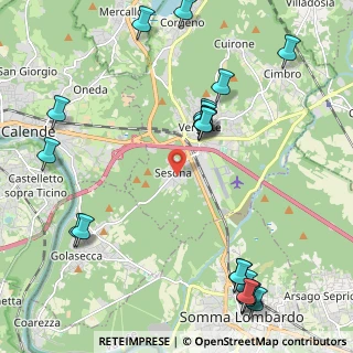 Mappa Via Posorti, 21029 Vergiate VA, Italia (2.754)