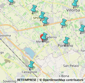 Mappa Vicolo San Bartolomea, 31050 Ponzano Veneto TV, Italia (2.67182)