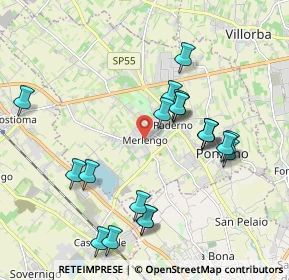 Mappa Vicolo San Bartolomea, 31050 Ponzano Veneto TV, Italia (1.9665)
