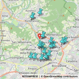 Mappa Via Nicola Bonorandi, 24123 Bergamo BG, Italia (1.821)