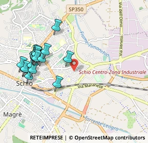 Mappa Via Gabriele D'Annunzio, 36015 Schio VI, Italia (1.0605)