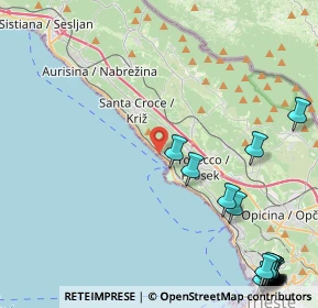 Mappa Strada Costiera, 34151 Grignano TS, Italia (7.0155)