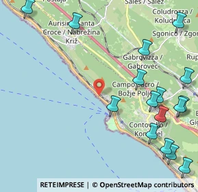 Mappa Strada Costiera, 34151 Grignano TS, Italia (3.2185)