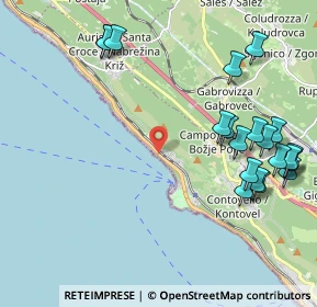 Mappa Strada Costiera, 34151 Grignano TS, Italia (2.539)