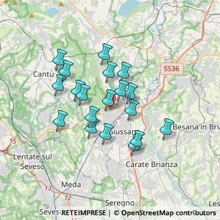 Mappa 22060 Carugo CO, Italia (2.93842)