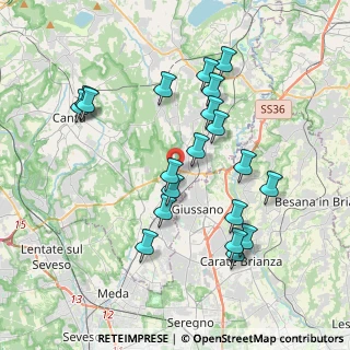 Mappa 22060 Carugo CO, Italia (3.783)