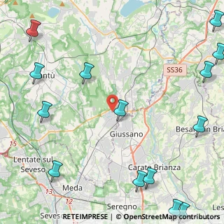 Mappa 22060 Carugo CO, Italia (6.84643)