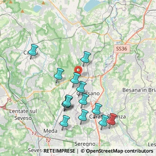 Mappa 22060 Carugo CO, Italia (4.045)
