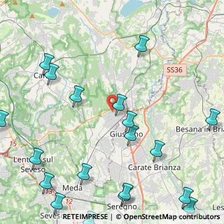 Mappa 22060 Carugo CO, Italia (6.28474)