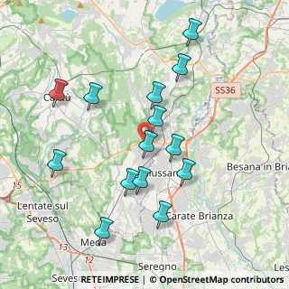 Mappa 22060 Carugo CO, Italia (3.76929)