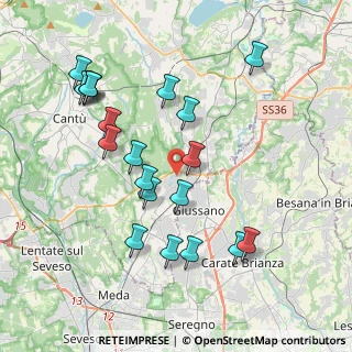 Mappa 22060 Carugo CO, Italia (4.067)