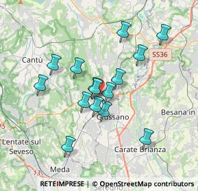 Mappa 22060 Carugo CO, Italia (3.05533)
