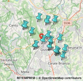 Mappa 22060 Carugo CO, Italia (2.9995)