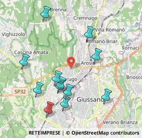 Mappa 22060 Carugo CO, Italia (2.08)