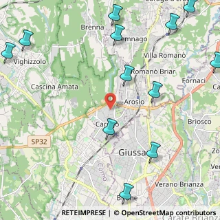 Mappa 22060 Carugo CO, Italia (3.08083)