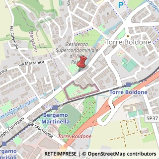 Mappa Via G. Reich, 62, 24020 Torre Boldone, Bergamo (Lombardia)