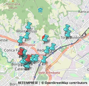 Mappa CENTRO OSPEDALIERO, 24124 Bergamo BG, Italia (1.0425)