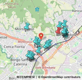 Mappa CENTRO OSPEDALIERO, 24124 Bergamo BG, Italia (0.8835)