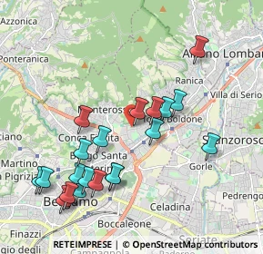 Mappa CENTRO OSPEDALIERO, 24124 Bergamo BG, Italia (2.046)