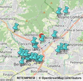 Mappa CENTRO OSPEDALIERO, 24124 Bergamo BG, Italia (2.123)