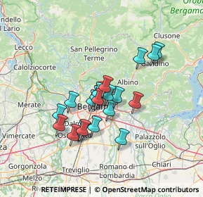 Mappa CENTRO OSPEDALIERO, 24124 Bergamo BG, Italia (10.695)