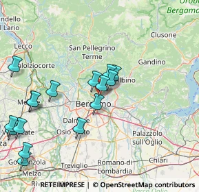 Mappa CENTRO OSPEDALIERO, 24124 Bergamo BG, Italia (17.63438)
