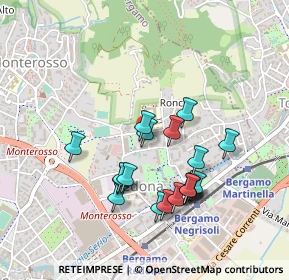 Mappa CENTRO OSPEDALIERO, 24124 Bergamo BG, Italia (0.4225)