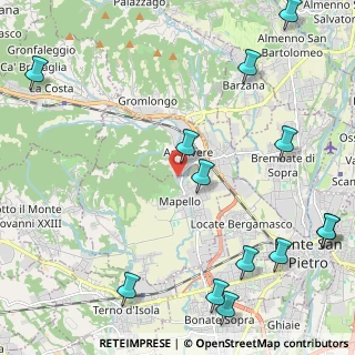 Mappa Via V. Bellini, 24030 Ambivere BG, Italia (3.00462)