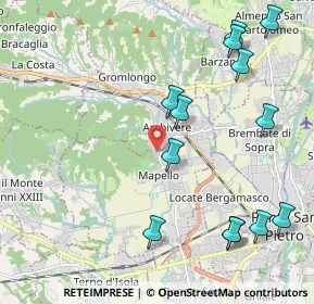 Mappa Via V. Bellini, 24030 Ambivere BG, Italia (2.48154)