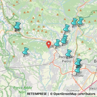 Mappa Via V. Bellini, 24030 Ambivere BG, Italia (4.81538)
