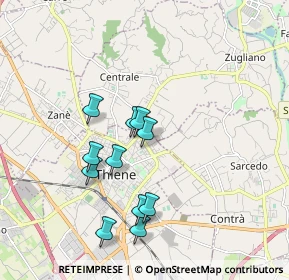 Mappa Via Raffaello Sanzio, 36016 Thiene VI, Italia (1.63545)