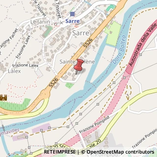 Mappa Frazione Sainte Helene, 23, 11010 Sarre, Aosta (Valle d'Aosta)