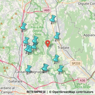 Mappa Via delle Vigne, 21050 Castelseprio VA, Italia (4.04462)