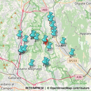 Mappa Via delle Vigne, 21050 Castelseprio VA, Italia (3.5545)