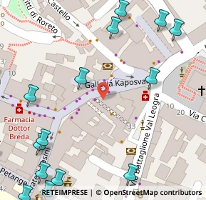 Mappa Piazza Garibaldi Giuseppe, 36015 Schio VI, Italia (0.115)