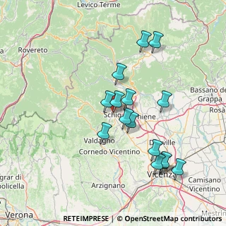 Mappa Via Giuseppe Garibaldi, 36015 Schio VI, Italia (14.056)
