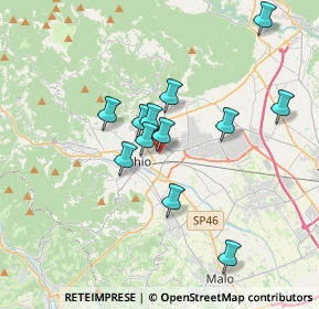 Mappa Via Ugo Foscolo, 36015 Schio VI, Italia (3.0425)