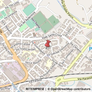 Mappa Via Giovanni Pascoli,  5, 36015 Schio, Vicenza (Veneto)