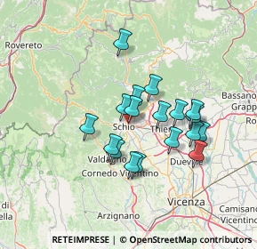 Mappa Via Ugo Foscolo, 36015 Schio VI, Italia (11.05722)