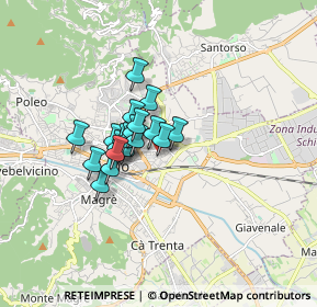 Mappa Via Ugo Foscolo, 36015 Schio VI, Italia (1.052)