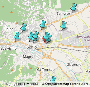 Mappa Via Ugo Foscolo, 36015 Schio VI, Italia (1.67273)