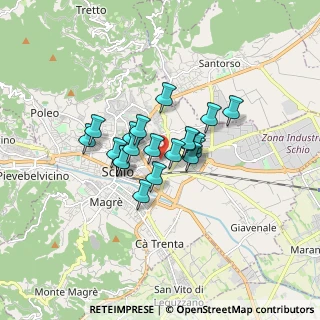 Mappa Via Alessandro Manzoni, 36015 Schio VI, Italia (1.08)