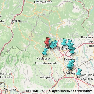 Mappa Via Urli, 36015 Schio VI, Italia (13.94615)
