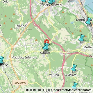 Mappa Via Leonardi, 28013 Gattico NO, Italia (3.9825)